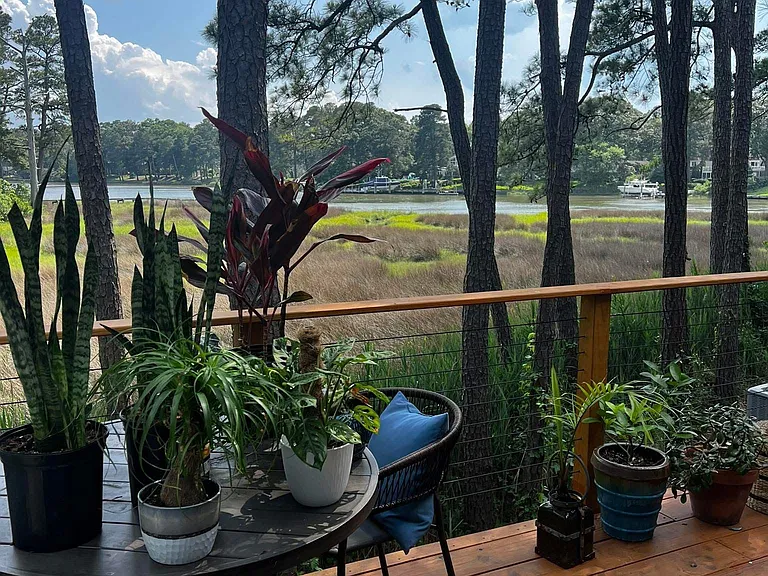 Enjoy the beautiful sights and sounds of Wolfsnare Creek and the Lynnhaven River