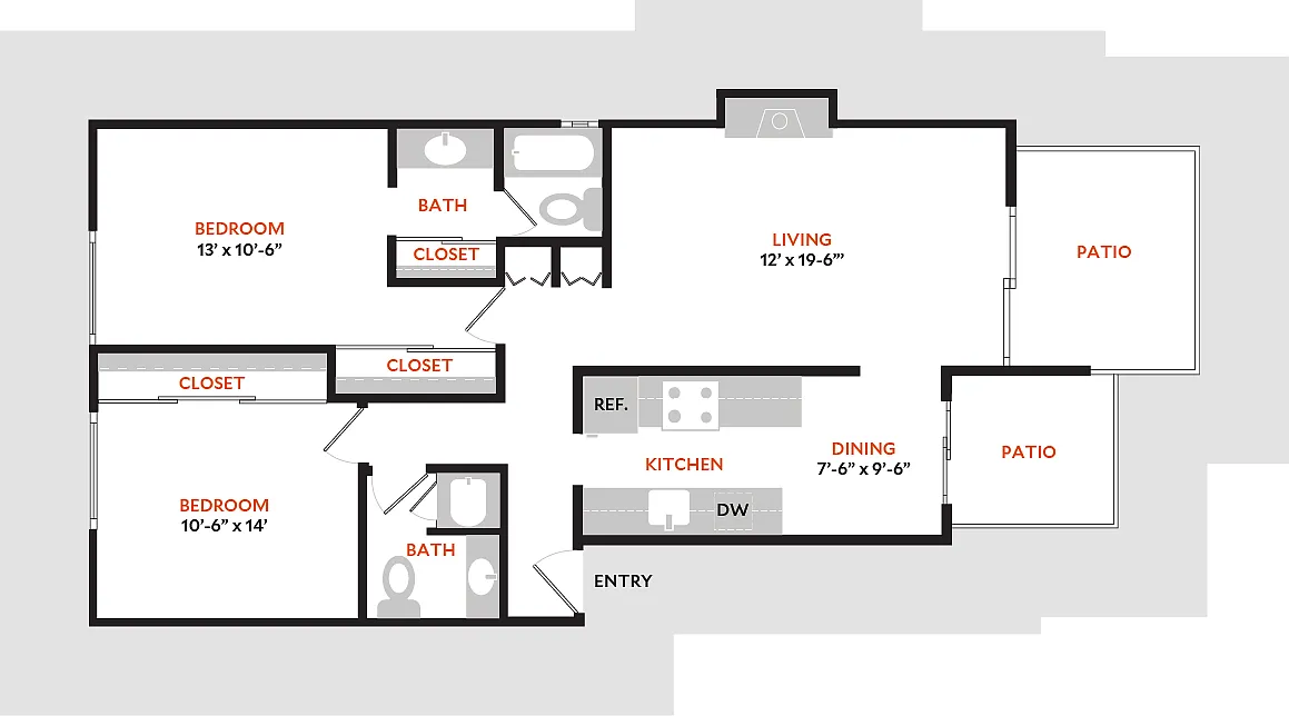Floor plan Plan 2AR