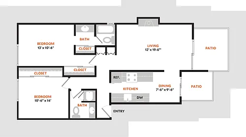 Floor plan Plan 2AR