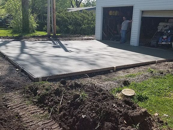 new Back driveway