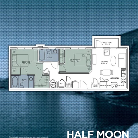 Floor plan Half Moon