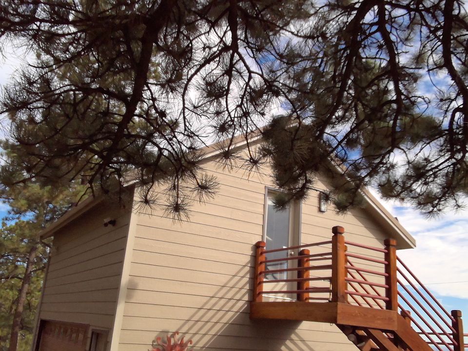 stairway to your quiet, cozy apartment surrounded by nature