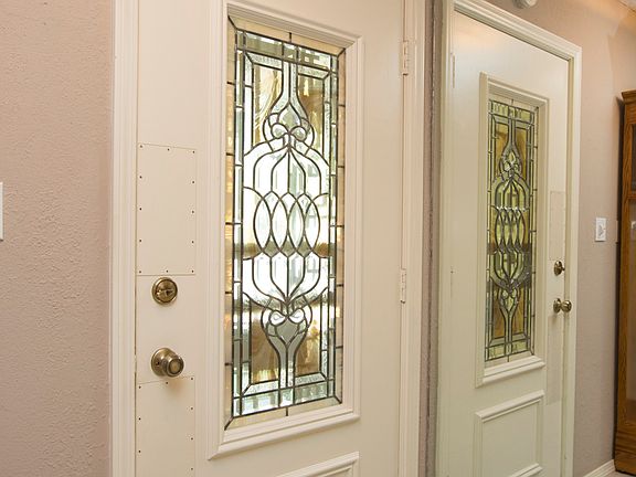 Leaded Glass Entry