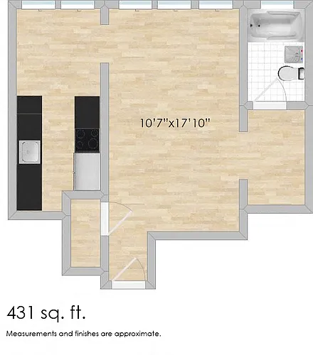 Floor plan 165 S. Oak Park