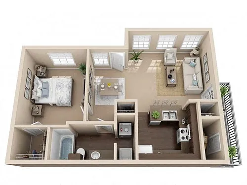 Floor plan Osage Classic