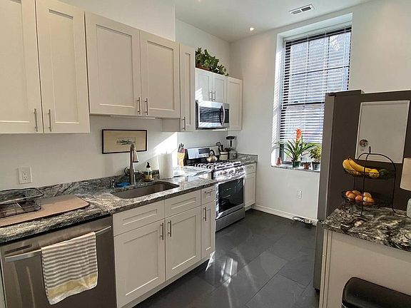 Gourmet kitchen with stainless steel appliances