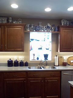 Greenhouse window in kitchen
