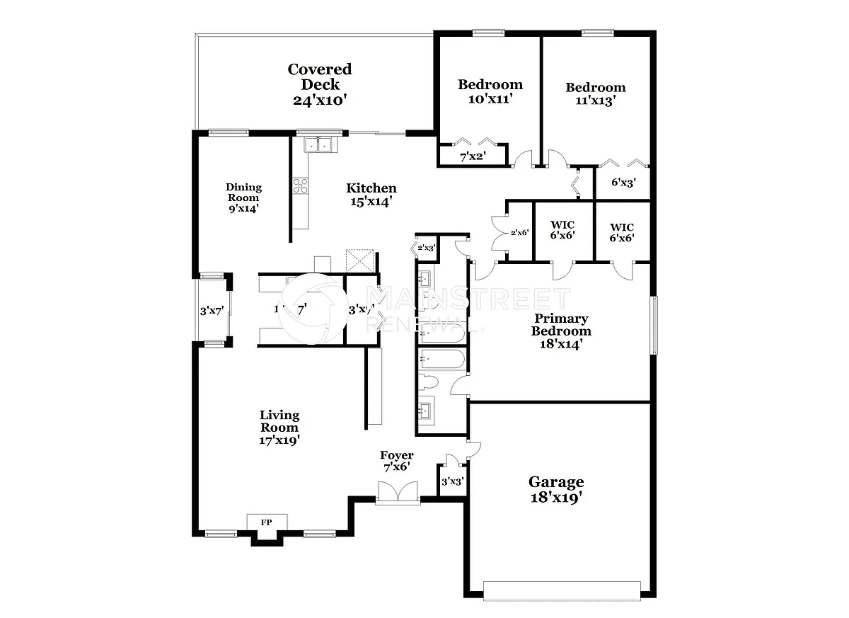 Floor Plan - 7840 Bermejo Rd