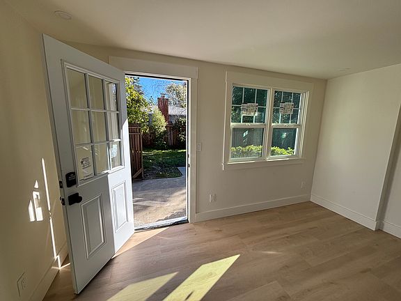 Family room with access to large back yard