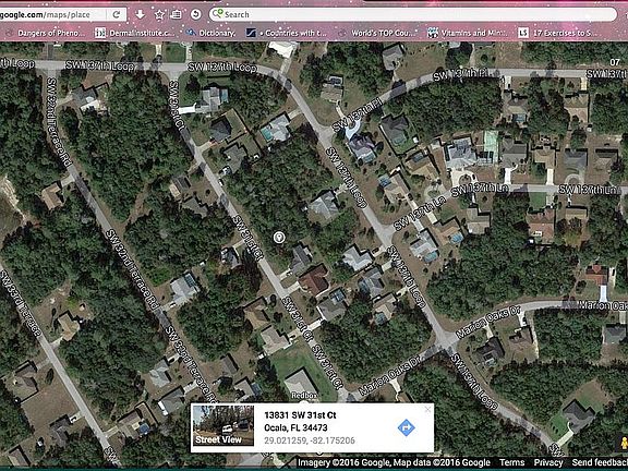 map Lot 17 Marion Oaks Unit1