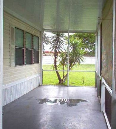 Screened porch