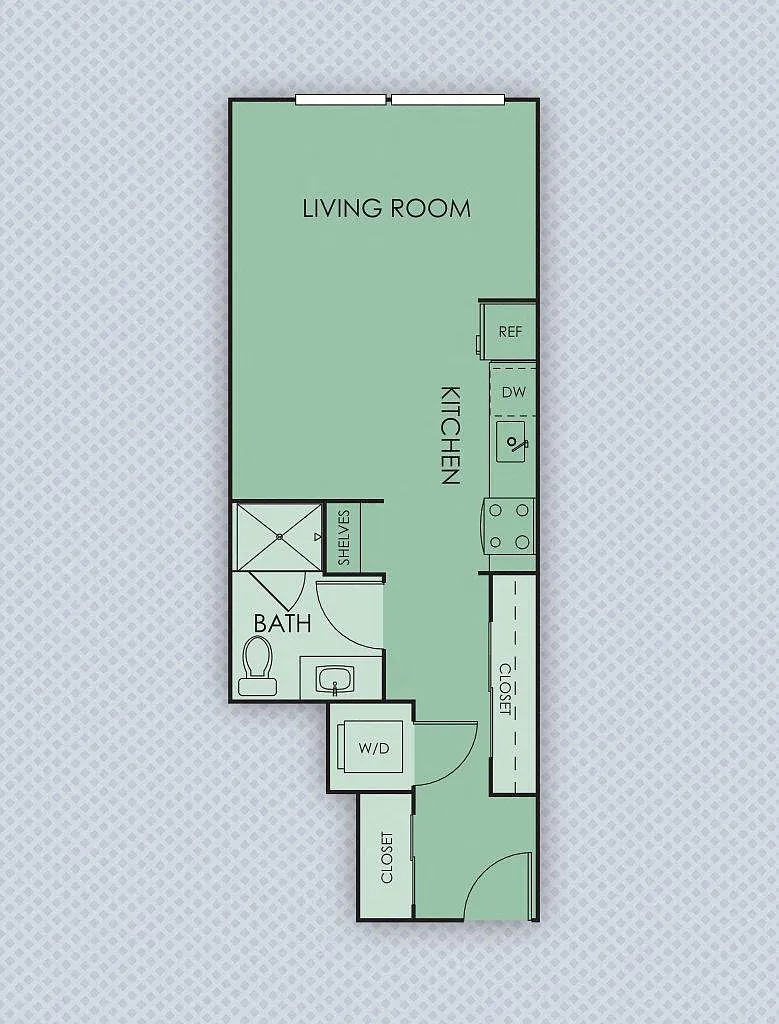 Floor plan Studio A5
