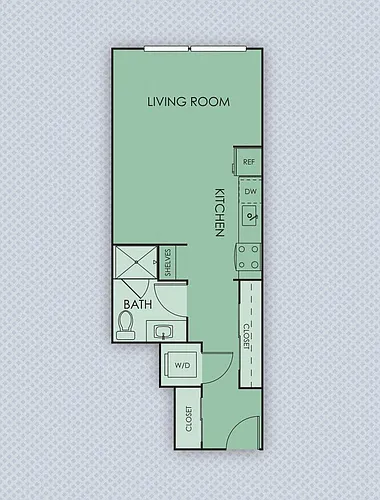 Floor plan Studio A5