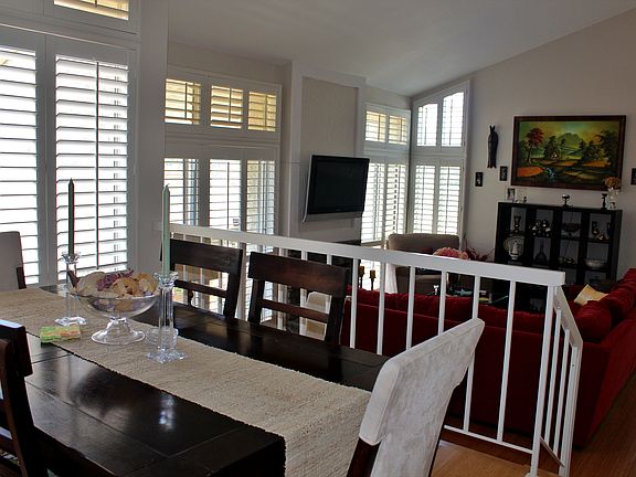 Dining and living rooms