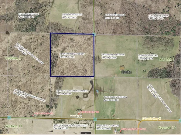 Near Visocky Rd, Delta, WI 54856
