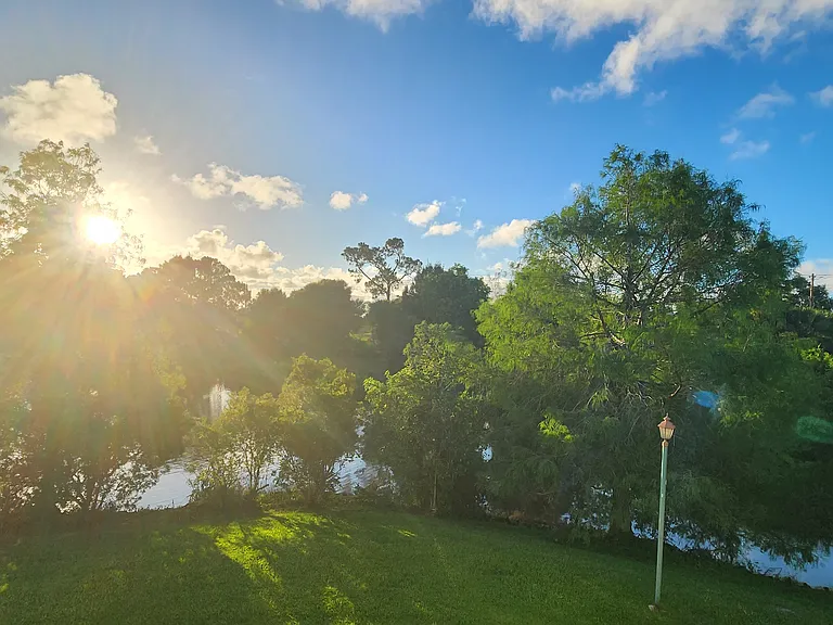 Be one with nature and enjoy a beautiful sunrise from your patio!