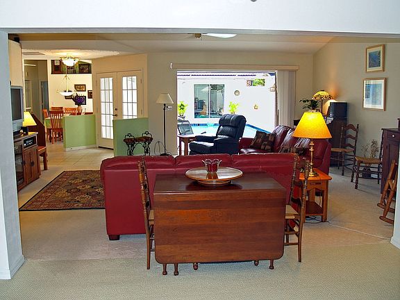 Great Room opens to Pool!