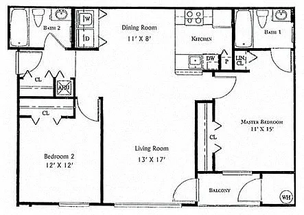 Floor plan Feur de Paradis 60%