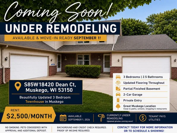 S85W18420 Dean Ct, City Of Muskego, WI 53150