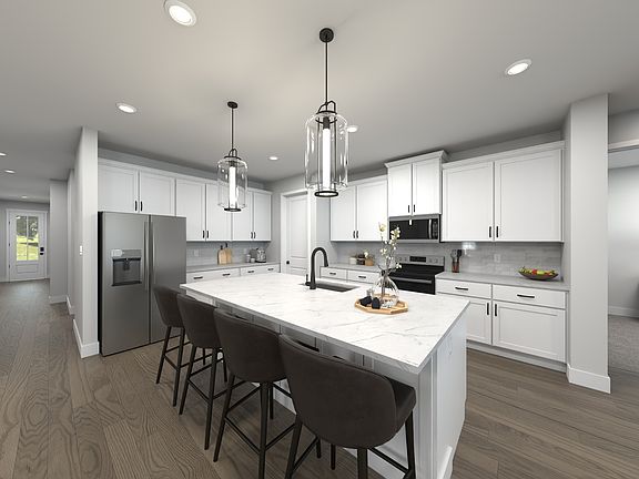 Skip takeout and prep dinner in the well-appointed kitchen.