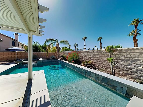 Pool is 5 feet deep with shallow entry. Can be heated for an additional pool heating fee.