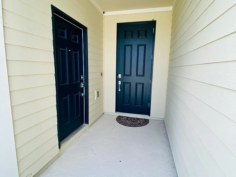 Your door is the one on the left.