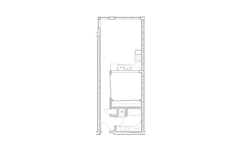 Floor plan 1 Bed/1 Bath-C14