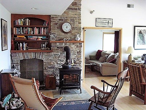 Woodstove and den