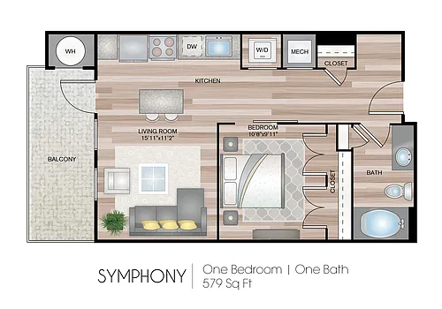 Floor plan Symphony - MPDU