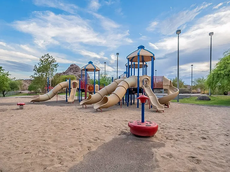 Playground in the park right next door