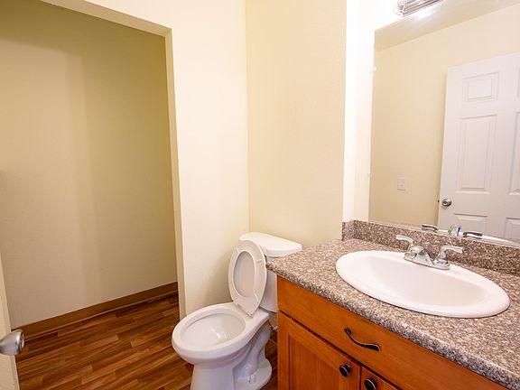 Lower level bathroom with washer/dryer hook ups 