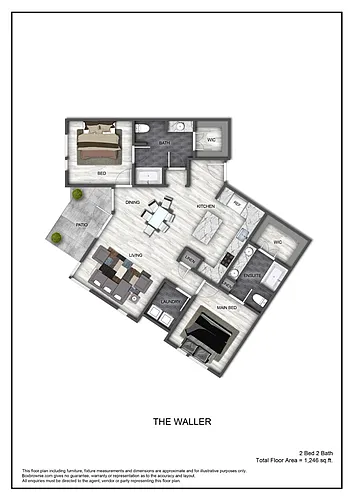 Floor plan The Waller