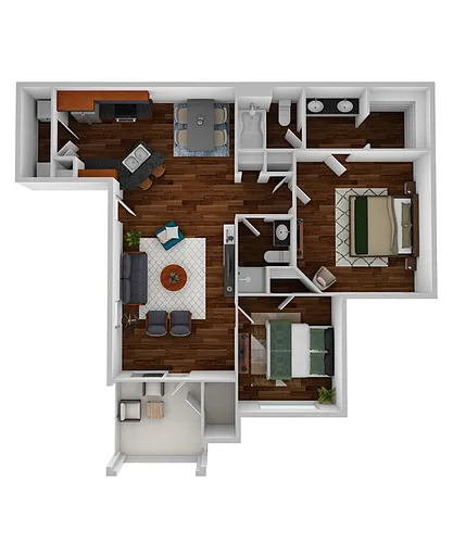 Floor plan B - Colonial