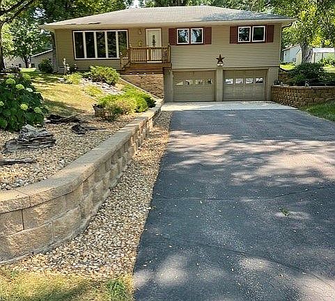 Blacktop driveway