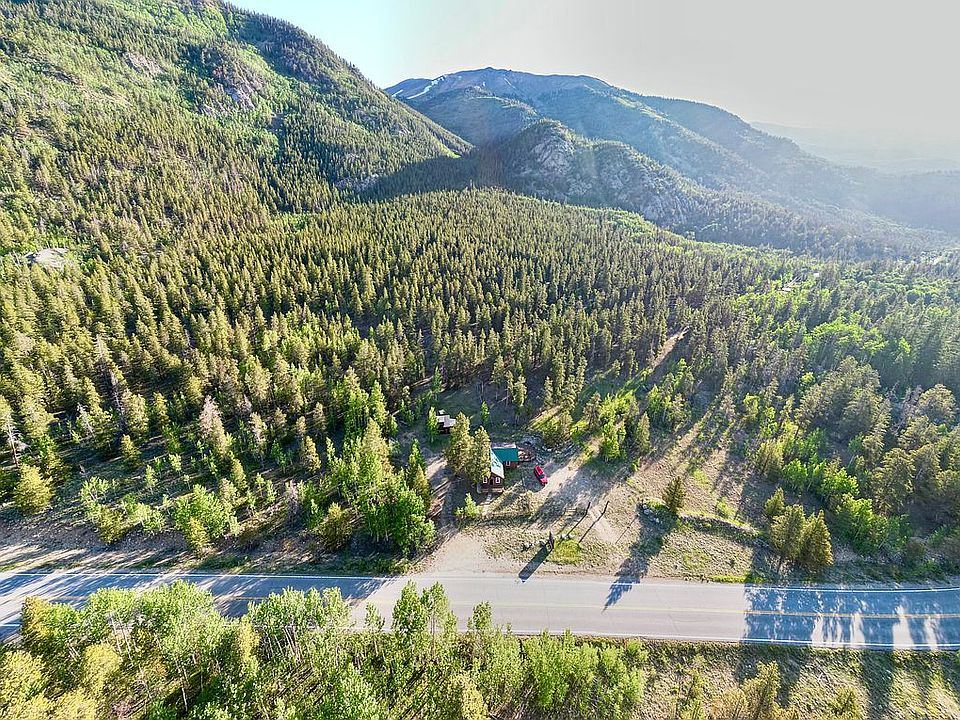 Aerial view of the property