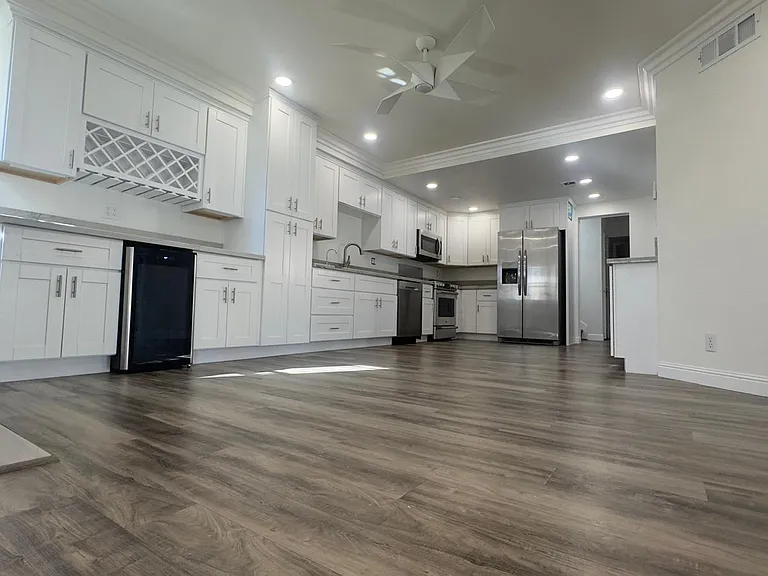 Built-In Wine Rack & Beverage Station