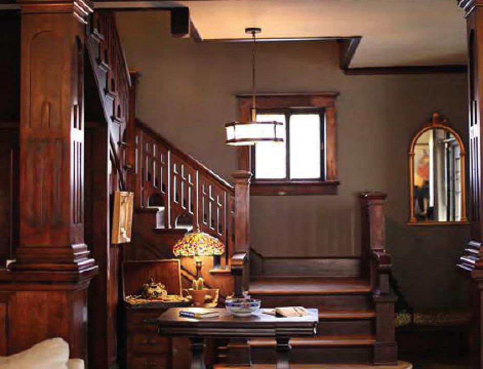 Handcrafted staircase
