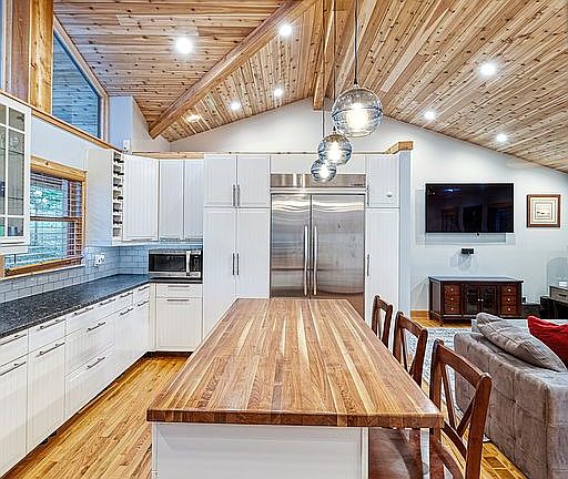 Butcher block island
