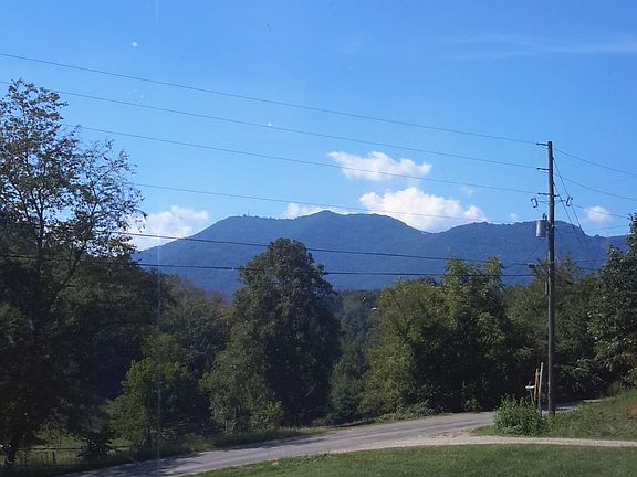 View out picture window in Kitchen