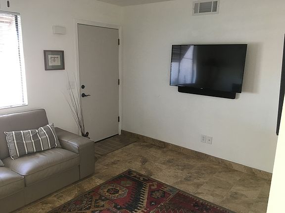 Flatscreen TV and sound bar
