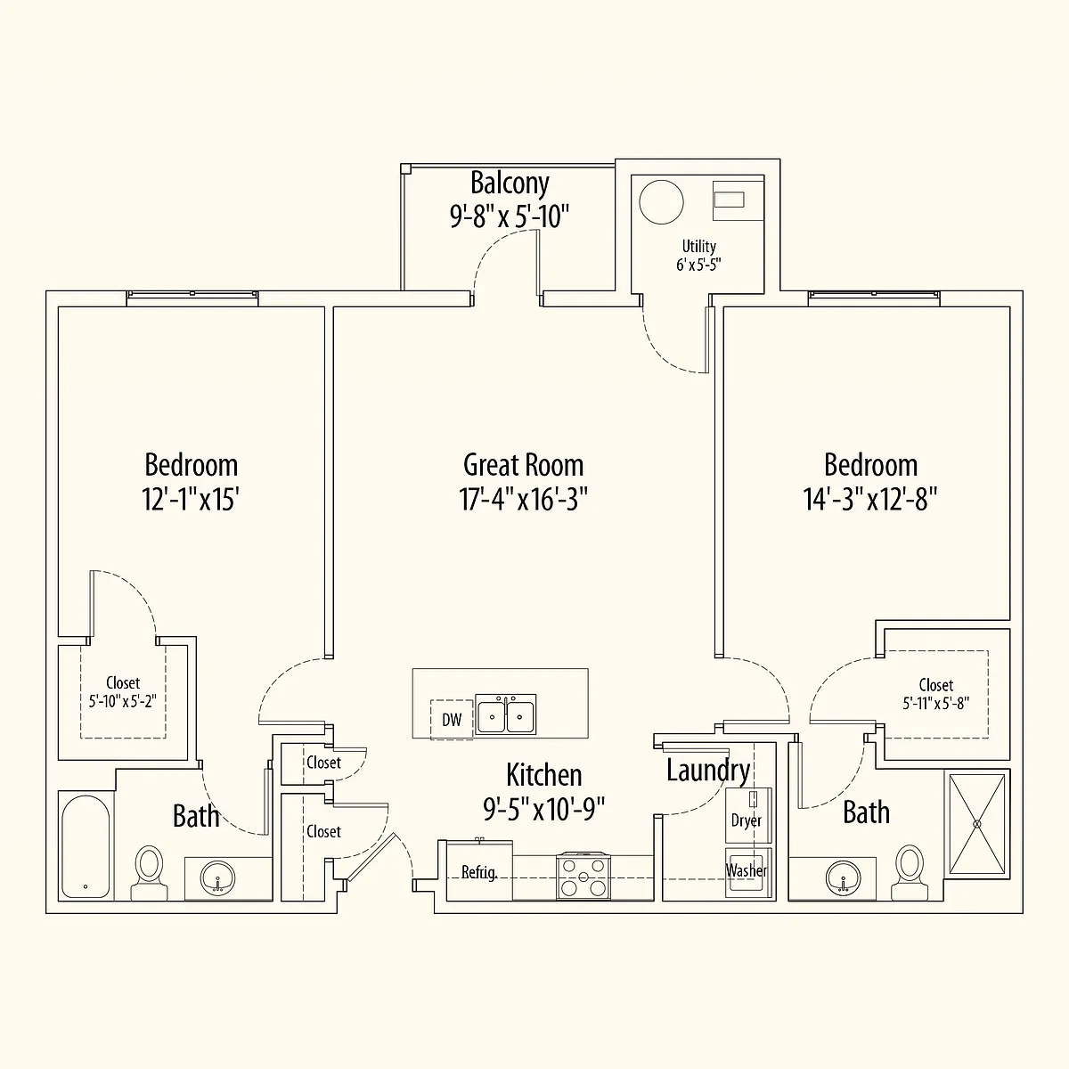 Floor plan AveryE