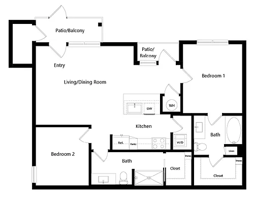 Floor plan B1