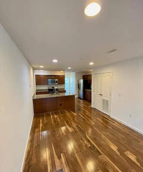 Kitchen and living area
