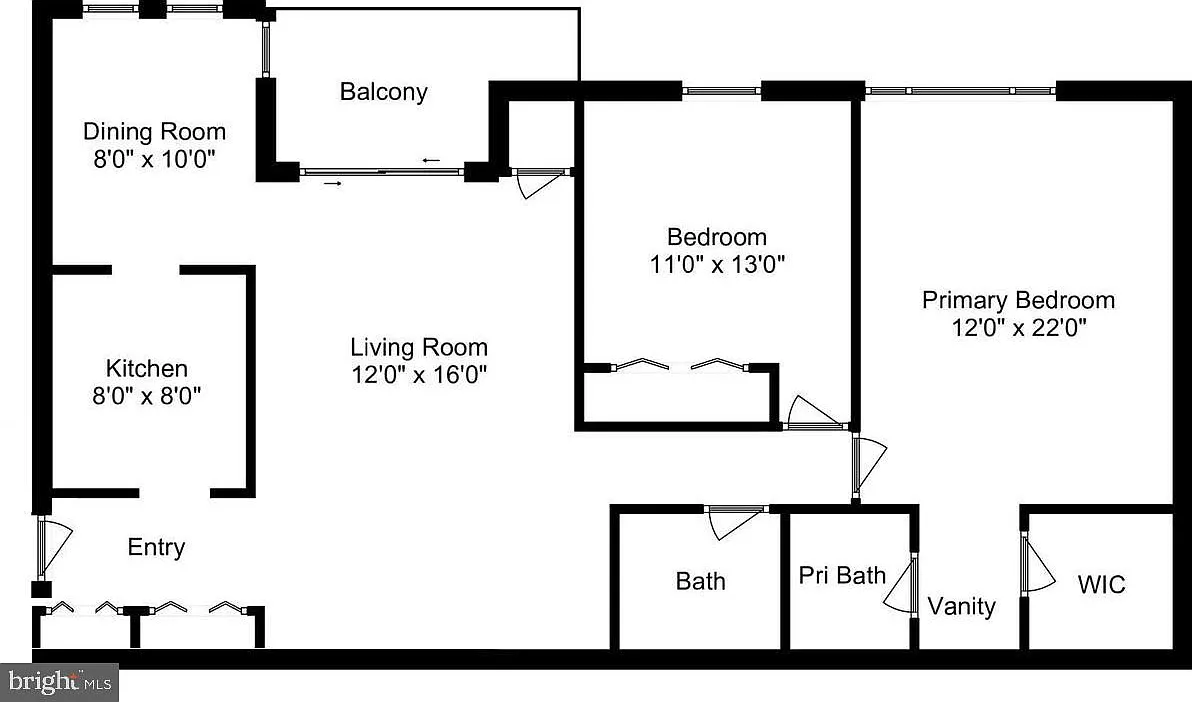 2 bed, 944 sqft, $1,900 — Photo 2