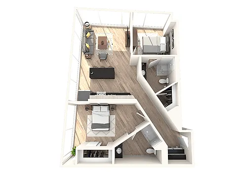 Floor plan B1
