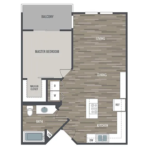 Floor plan 1B25
