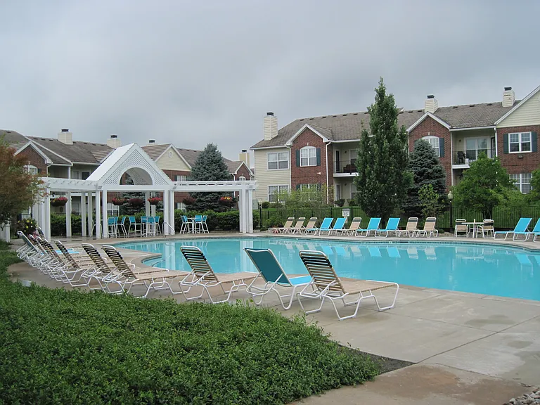 Outdoor swimming pool.