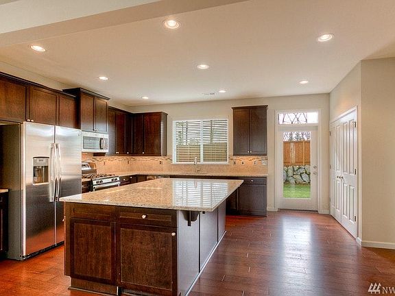 Kitchen looking towards backyard
