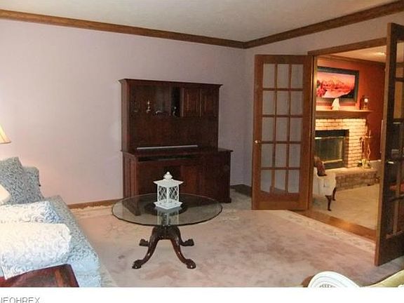 French Doors Between Living Room And Family Room.