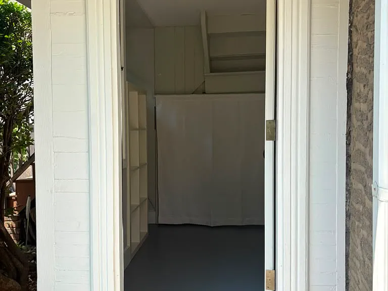 Entrance to the unit